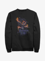 Disney The Nightmare Before Christmas Pumpkin King Flames Sweatshirt