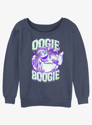Disney The Nightmare Before Christmas Oogie Boogie Dice Womens Slouchy Sweatshirt