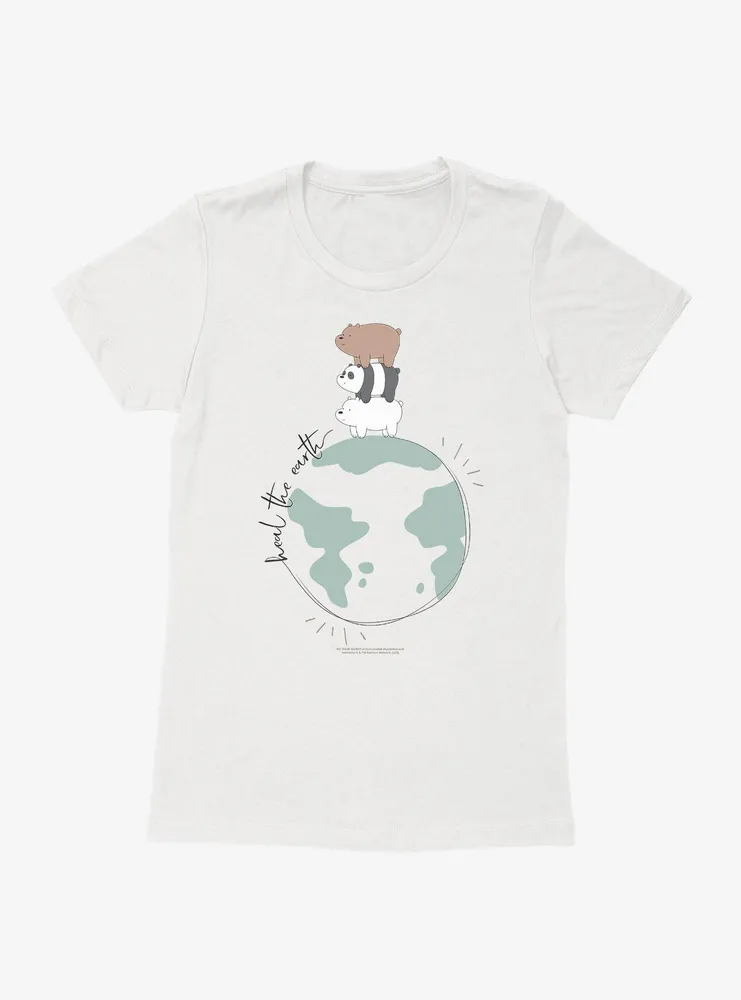 We Bare Bears Heal The Earth Womens T-Shirt