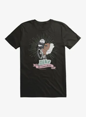 We Bare Bears Bike For A Green Planet T-Shirt