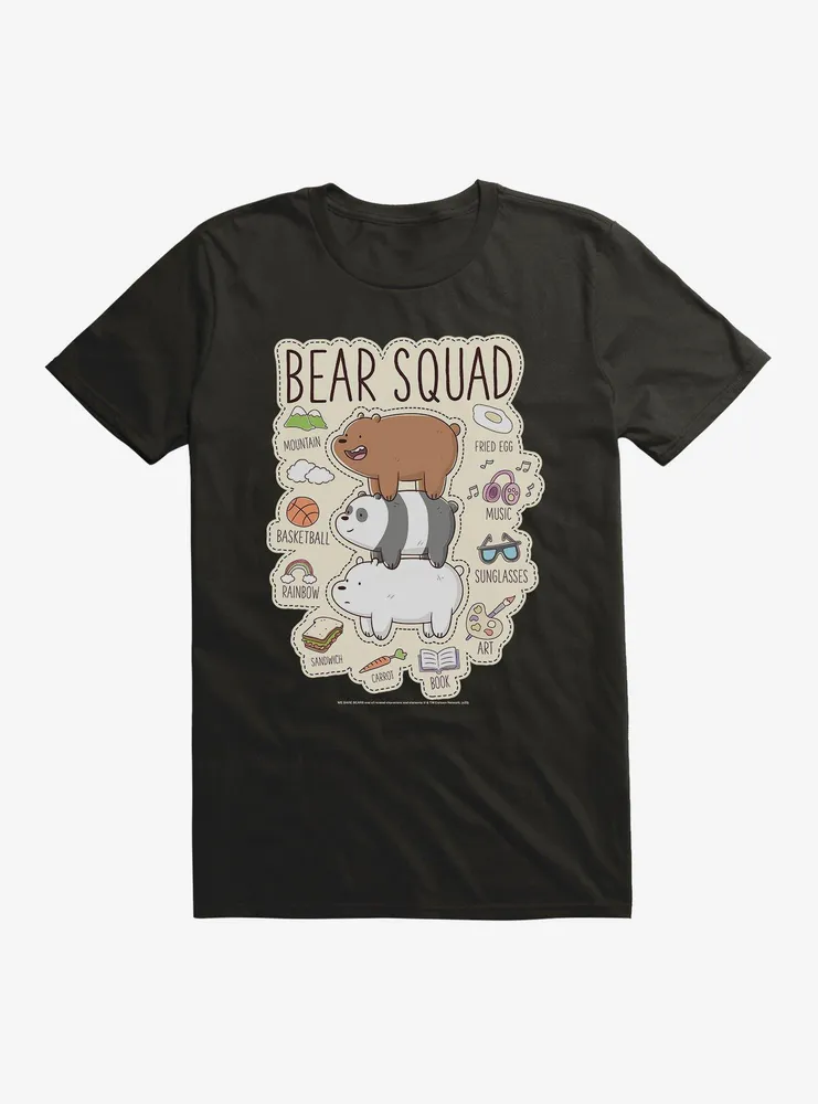 We Bare Bears Bear Squad T-Shirt