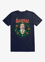 Elf Santa Buddy Wreathe T-Shirt