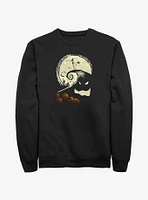 Disney The Nightmare Before Christmas Jack On Pumpkin Hill Sweatshirt