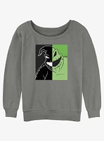 Disney The Nightmare Before Christmas Oogie Split Girls Slouchy Sweatshirt