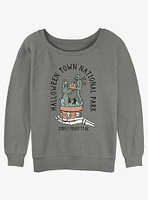 Disney The Nightmare Before Christmas Halloween Town National Park Girls Slouchy Sweatshirt