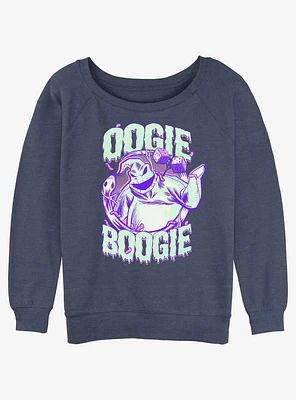 Disney The Nightmare Before Christmas Oogie Boogie Dice Girls Slouchy Sweatshirt