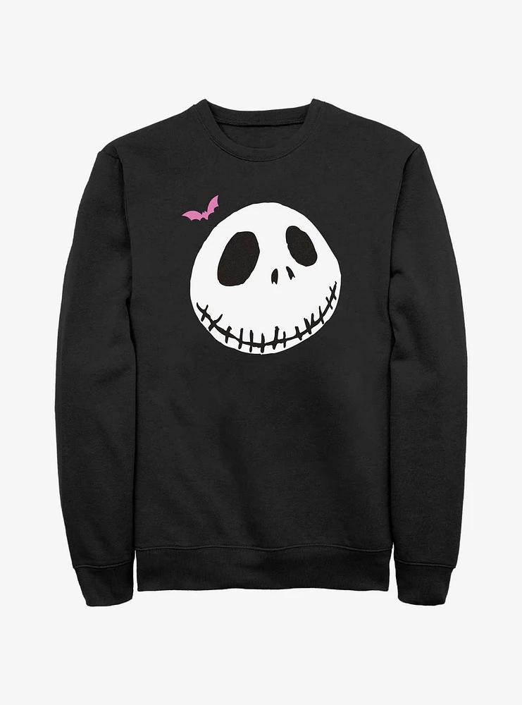 Disney The Nightmare Before Christmas Jack Skull Bat Sweatshirt