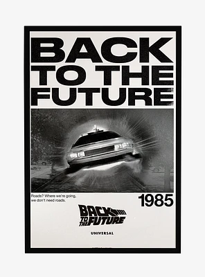 Back To The Future Need No Roads Poster