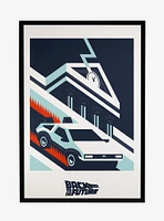 Back To The Future Clock Tower Lightning Poster