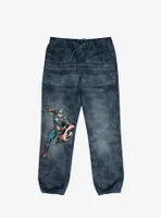 Marvel Captain America Youth Jogger Denim Pants