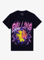 Falling Reverse Spikey Smile Globe Boyfriend Fit Girls T-Shirt