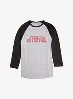 Avenged Sevenfold Red Logo Raglan