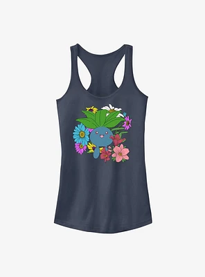 Pokemon Oddish Flowers Girls Tank