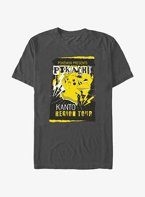 Pokemon Pikachu Kanto Region Tour T-Shirt