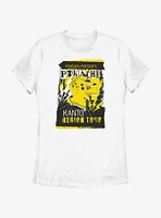 Pokemon Pikachu Kanto Region Tour Womens T-Shirt