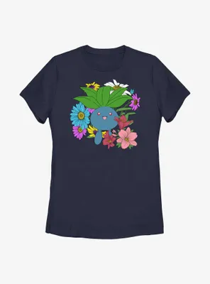 Pokemon Oddish Flowers Womens T-Shirt
