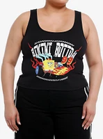 SpongeBob SquarePants Racing Girls Crop Tank Top Plus