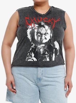 Chucky Jumbo Graphic Girls Muscle Tank Top Plus