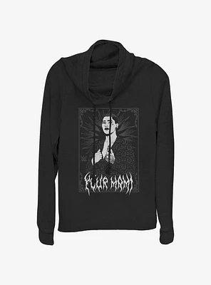 WWE Rhea Ripley Your Mami Tarot Girls Cowl Neck Long-Sleeve Top