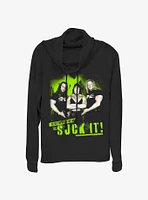 WWE DX Two Words For Yah Girls Cowl Neck Long-Sleeve Top