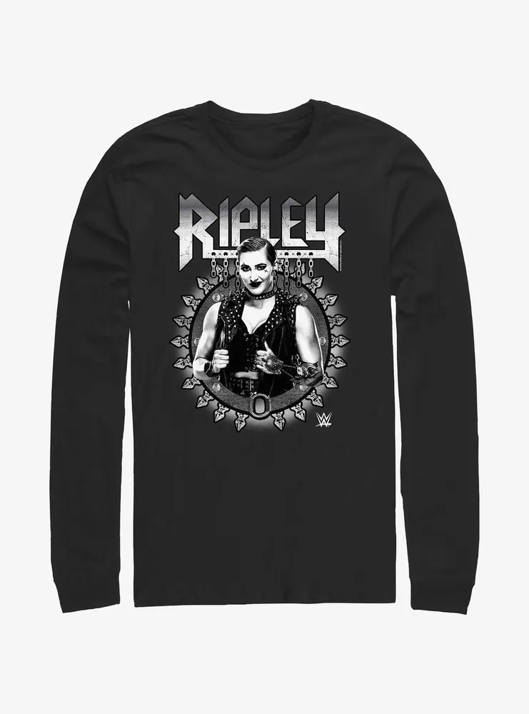 WWE Ripley Metal Portrait Long-Sleeve T-Shirt