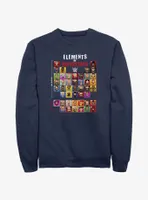 WWE Elements Of Superstars Full Sweatshirt