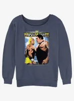 WWE Wrestlemania III Hulk Hogan vs Andre The Giant Womens Slouchy Sweatshirt