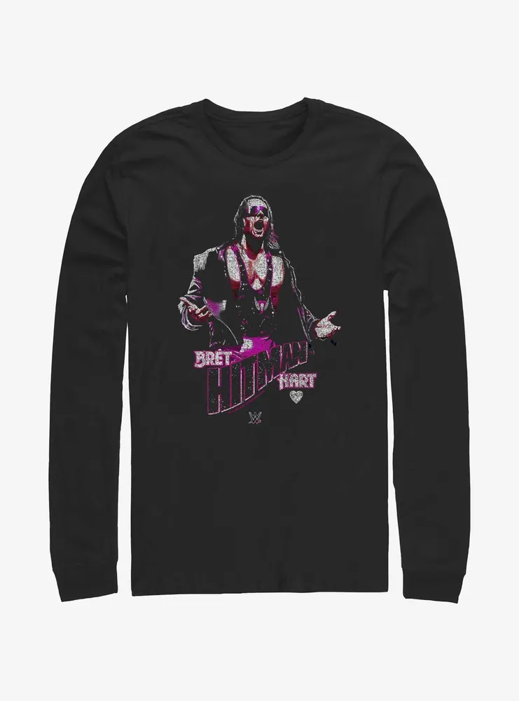 WWE Bret Hitman Hart Long-Sleeve T-Shirt