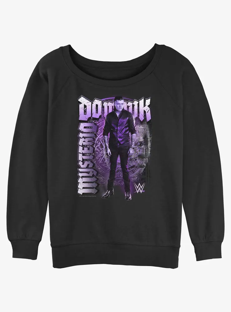 WWE Dominik Mystereo Womens Slouchy Sweatshirt