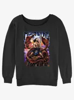 WWE Drew Mcintyre Dragon Womens Slouchy Sweatshirt