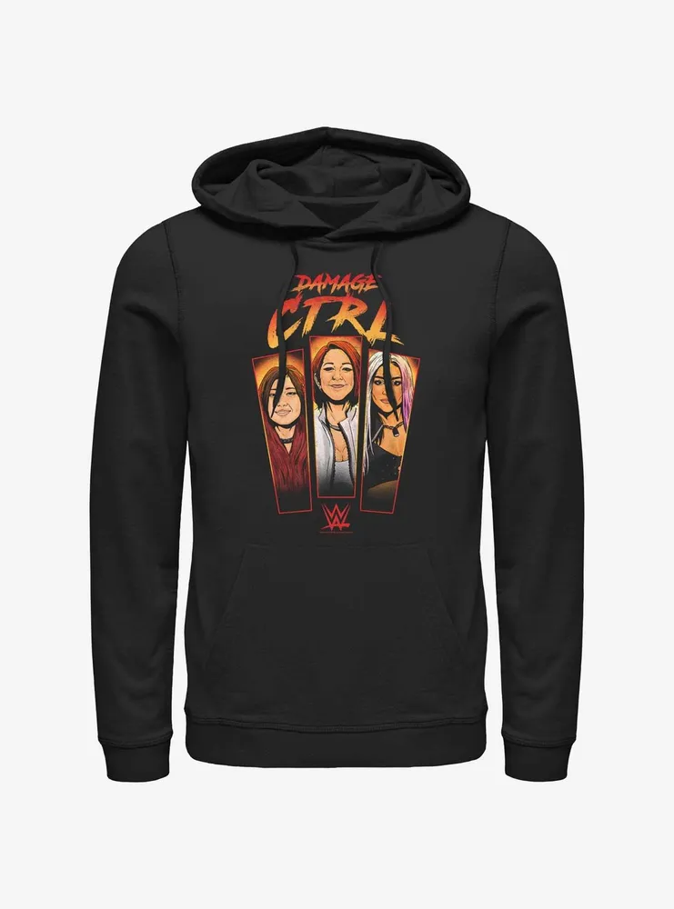 WWE Damage CTRL Panels Hoodie