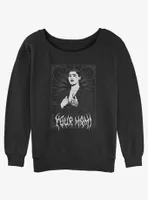 WWE Rhea Ripley Your Mami Tarot Womens Slouchy Sweatshirt