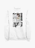 WWE Bayley Damage CTRL Anime Sweatshirt