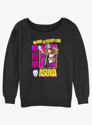 WWE Asuka No One Is Ready Womens Slouchy Sweatshirt