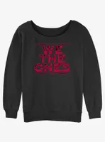 WWE We The Ones Bloodline Womens Slouchy Sweatshirt