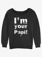 WWE Papi Eddie Guerrero Womens Slouchy Sweatshirt