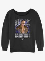 WWE The Rock Jabroni Womens Slouchy Sweatshirt