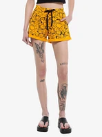 Garfield Allover Print Girls Lounge Shorts