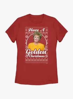 The Golden Girls Blanche Ugly Christmas Womens T-Shirt