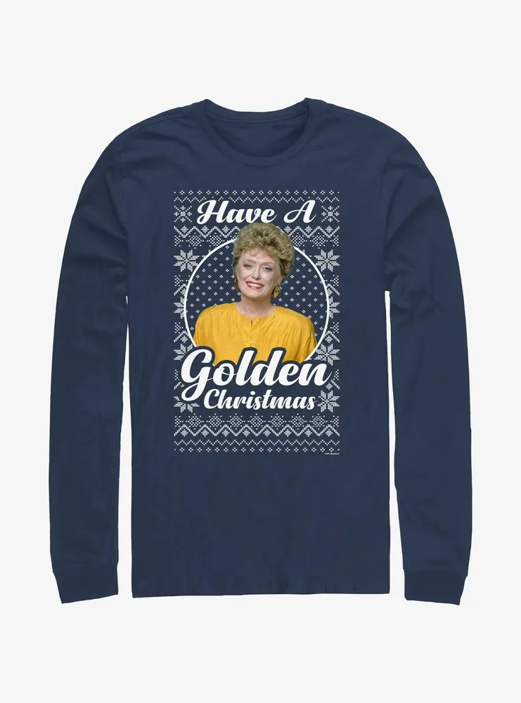 The Golden Girls Blanche Ugly Christmas Long-Sleeve T-Shirt