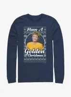 The Golden Girls Blanche Ugly Christmas Long-Sleeve T-Shirt