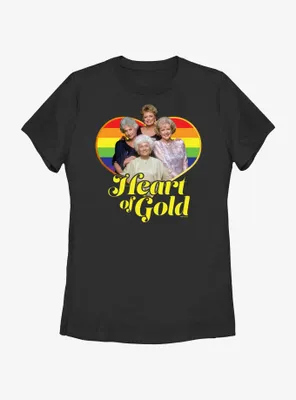 The Golden Girls Heart Of Gold Pride Womens T-Shirt