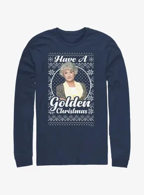 The Golden Girls Dorothy Ugly Christmas Long-Sleeve T-Shirt