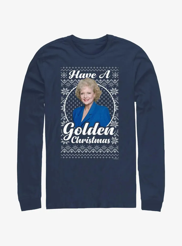 The Golden Girls Rose Ugly Christmas Long-Sleeve T-Shirt