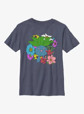 Pokemon Oddish Flowers Youth T-Shirt