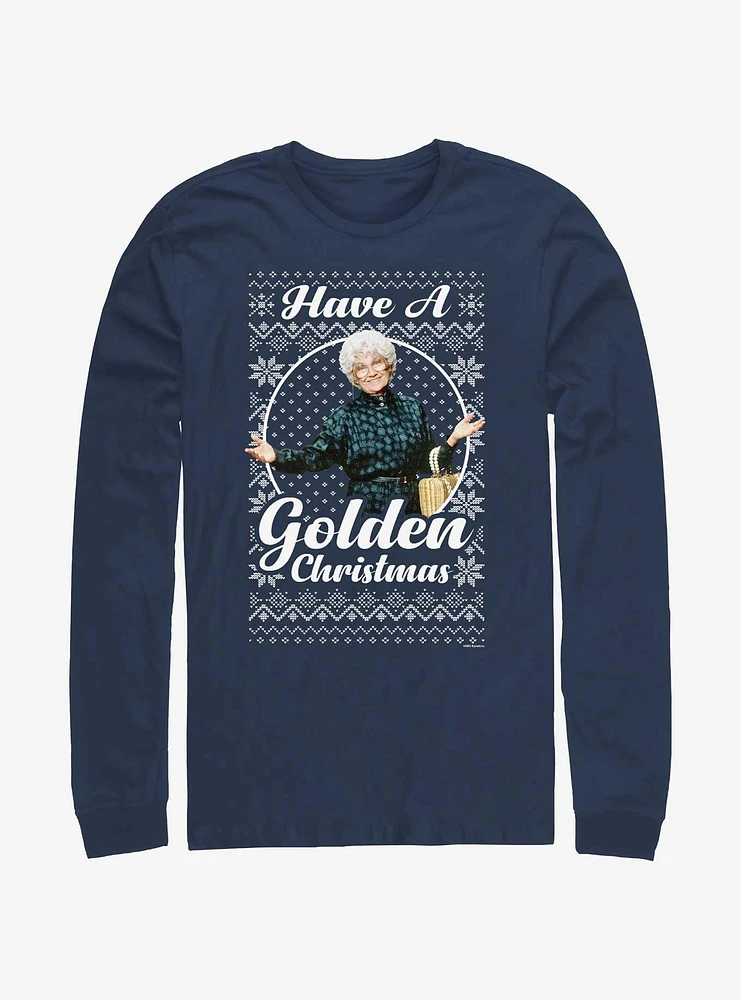 The Golden Girls Sophia Ugly Christmas Long-Sleeve T-Shirt