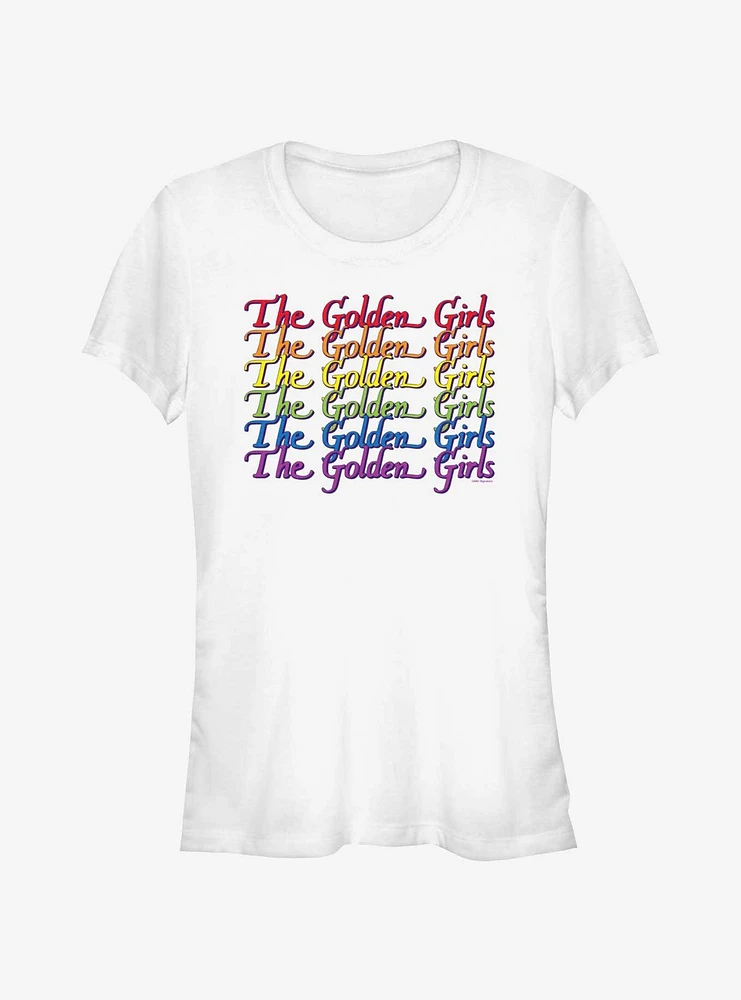 The Golden Girls Rainbow Logo T-Shirt