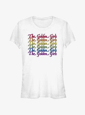 The Golden Girls Rainbow Logo T-Shirt