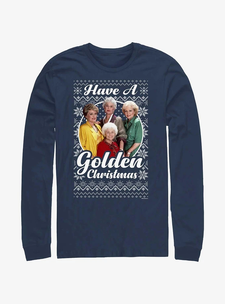 The Golden Girls Ugly Christmas Long-Sleeve T-Shirt