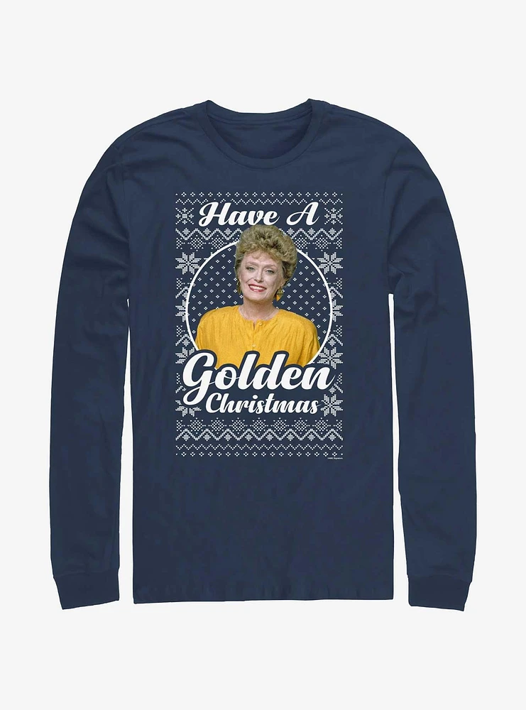 The Golden Girls Blanche Ugly Christmas Long-Sleeve T-Shirt